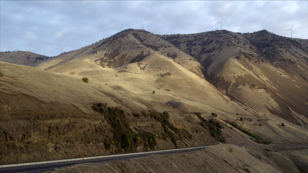 Wide scene shot of Pushpum, a sacred site targeted for the Goldendale Pumped Storage development.