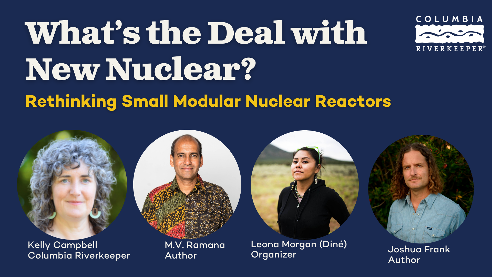 Art: What's the deal with new nuclear webinar with headshots of the panelists